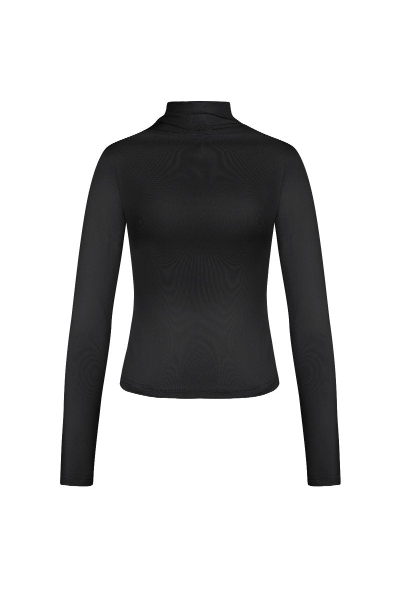 The Ribbed Turtleneck Top - Velaris Femme