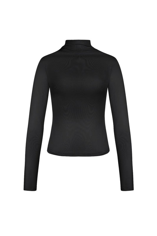 The Ribbed Turtleneck Top - Velaris Femme