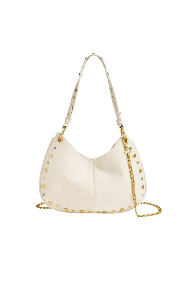 The Rivet Suede – Casual Shoulder Bag - Velaris Femme