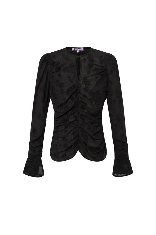 The Ruched Long Sleeve Top - Velaris Femme