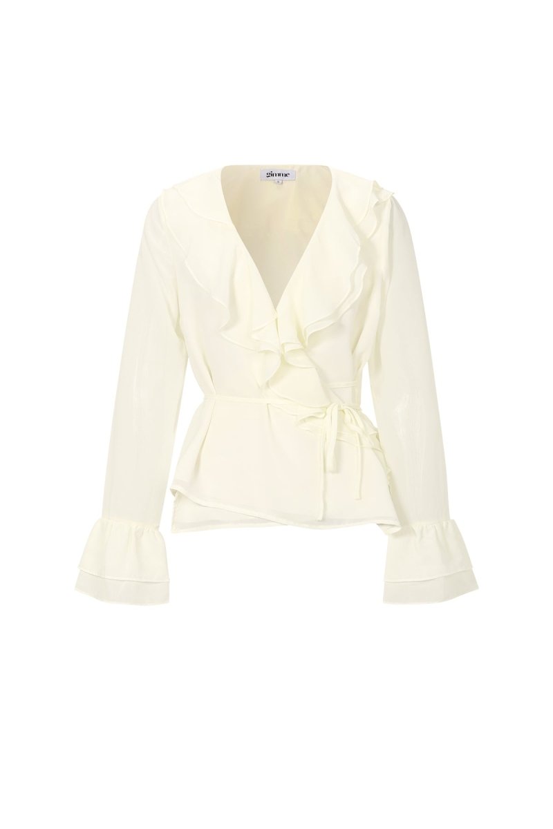 The Ruffle Me Longsleeve - Velaris Femme