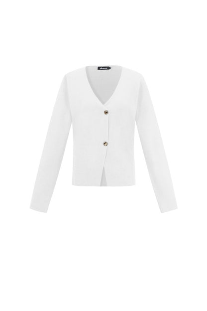 The Solid Knit – Classic Solid Color Knit Cardigan - Velaris Femme