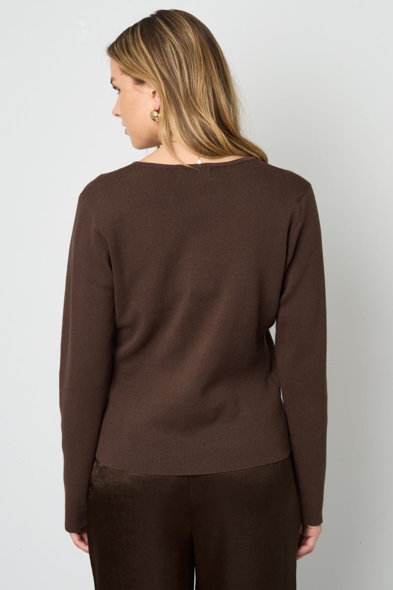 The Solid Knit – Classic Solid Color Knit Cardigan - Velaris Femme