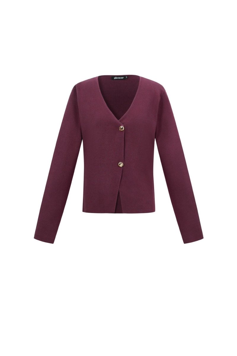 The Solid Knit – Classic Solid Color Knit Cardigan - Velaris Femme