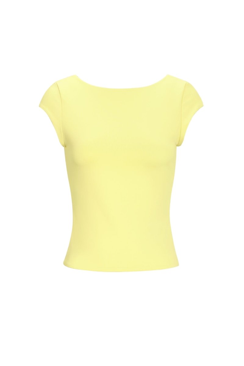 The Solid Knit T-Shirt - Velaris Femme