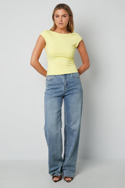 The Solid Knit T-Shirt - Velaris Femme