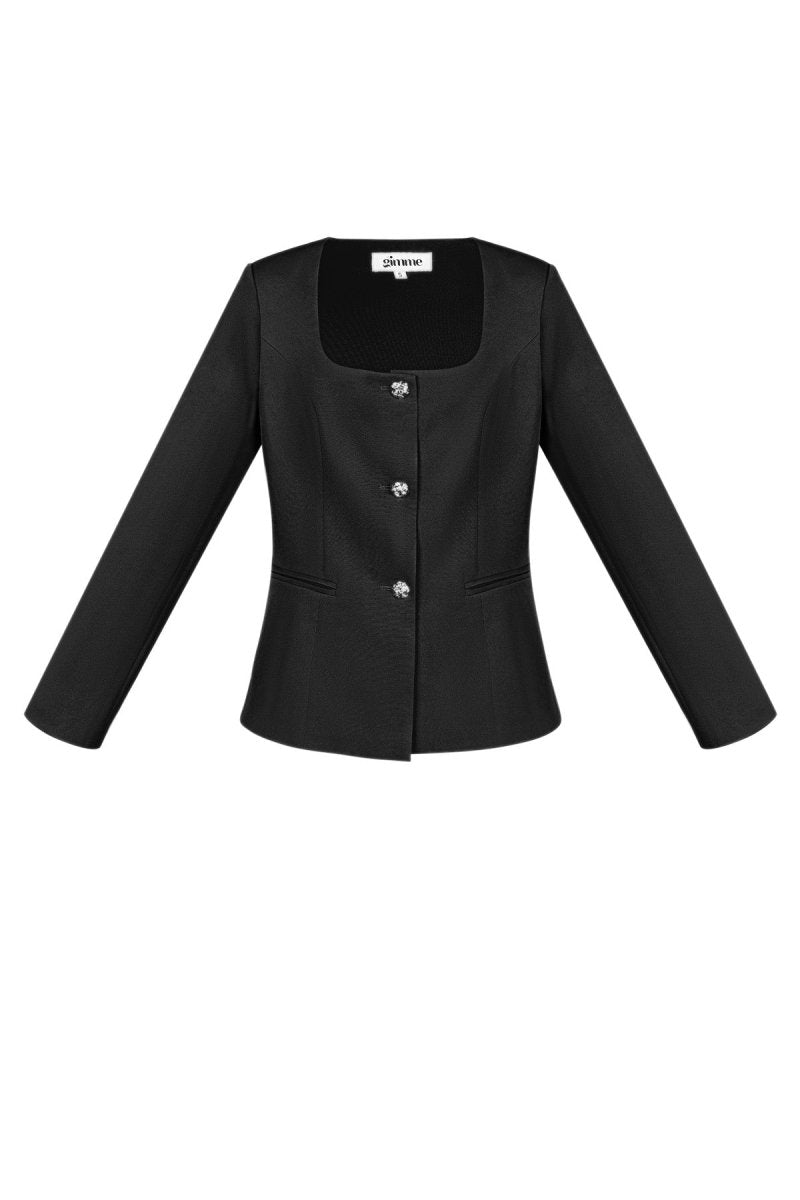 The Square Neck Blazer - Velaris Femme