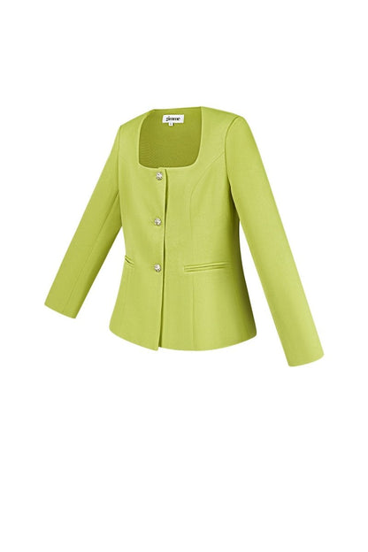 The Square Neck Blazer - Velaris Femme