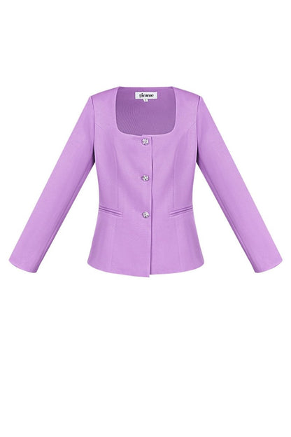 The Square Neck Blazer - Velaris Femme