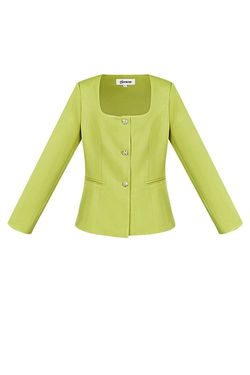 The Square Neck Blazer - Velaris Femme