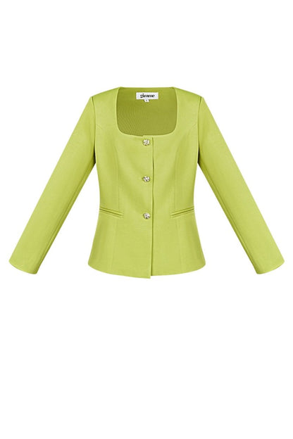 The Square Neck Blazer - Velaris Femme