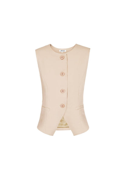 The Square Neck Structured Top - Velaris Femme