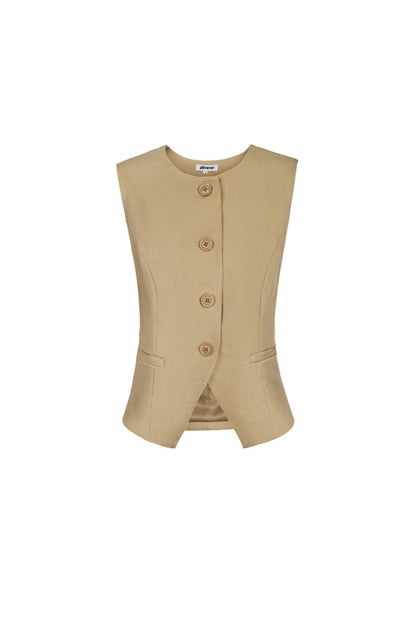 The Square Neck Structured Top - Velaris Femme
