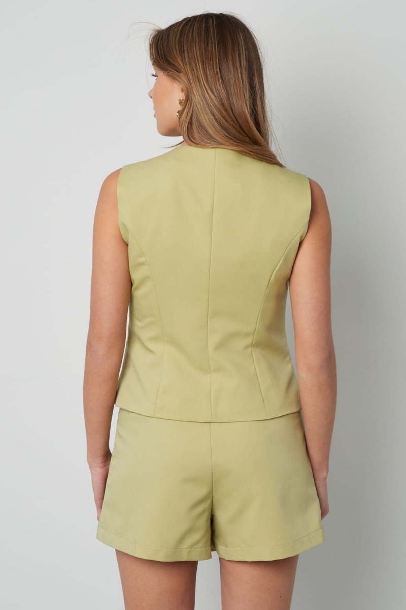 The Square Neck Structured Top - Velaris Femme