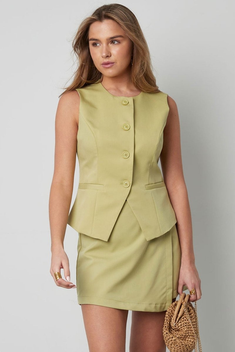 The Square Neck Structured Top - Velaris Femme