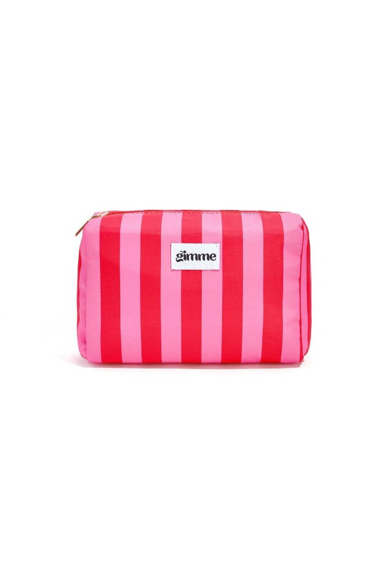 The Stripe Glam – Striped Makeup Bag - Velaris Femme