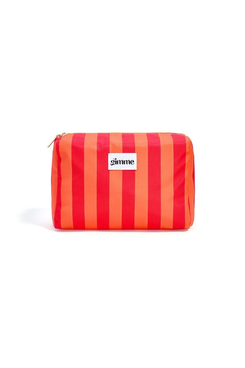The Stripe Glam – Striped Makeup Bag - Velaris Femme