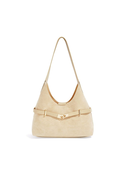 The Suede Carry – Casual Shoulder Bag - Velaris Femme