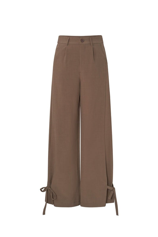 The Tie Ease – Straight Tie - Up Pants - Velaris Femme