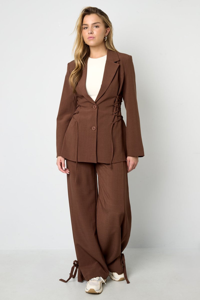 The Tie Grace – Elegant Blazer - Velaris Femme
