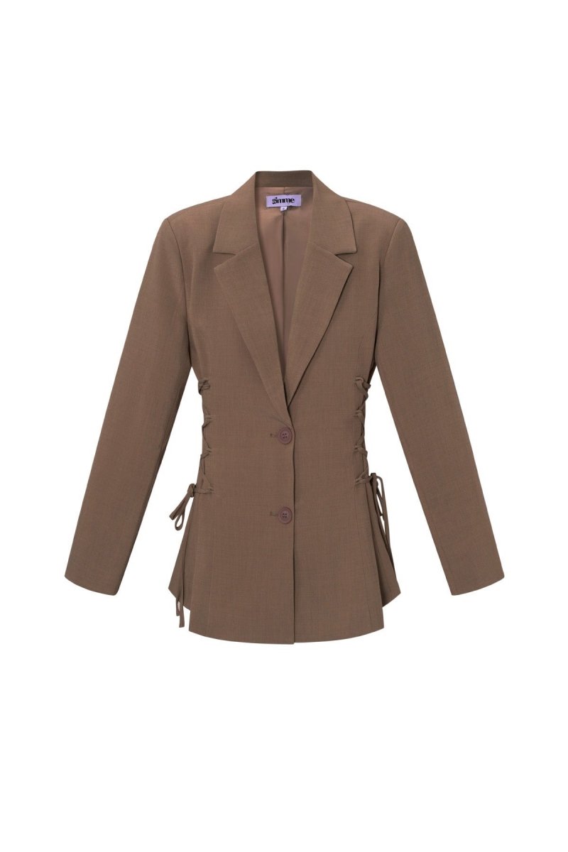 The Tie Grace – Elegant Blazer - Velaris Femme