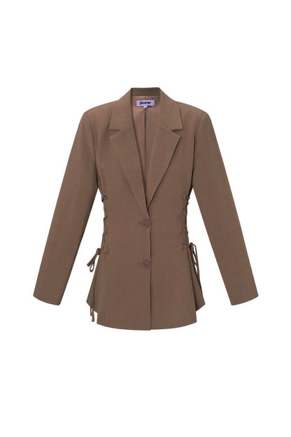 The Tie Grace – Elegant Blazer - Velaris Femme