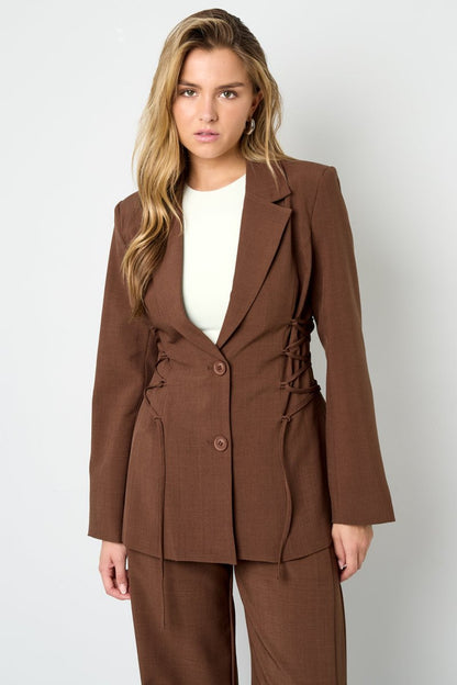 The Tie Grace – Elegant Blazer - Velaris Femme