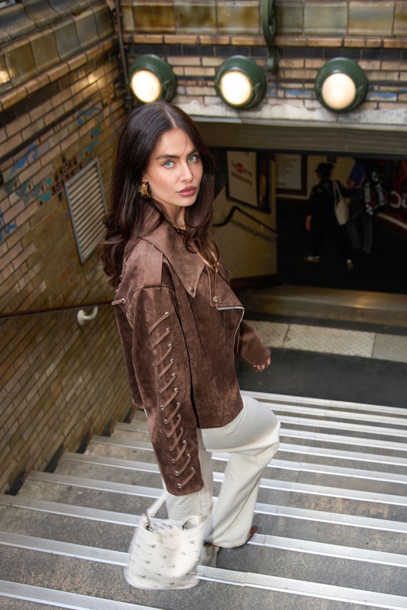 The Tie Street Jacket – Street Style Tie - Up Jacket - Velaris Femme
