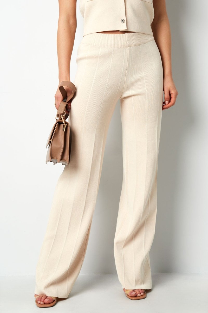 The Wide Flow – Elegant Wide Leg Viscose Pants - Velaris Femme