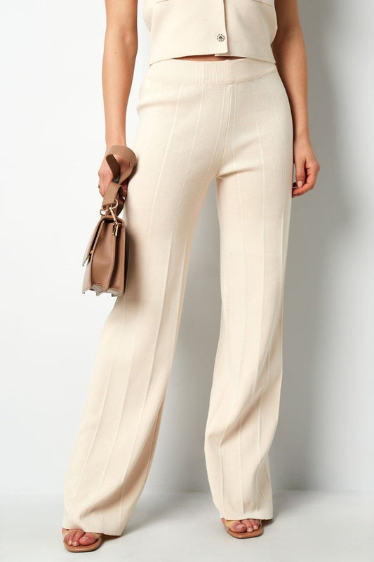 The Wide Flow – Elegant Wide Leg Viscose Pants - Velaris Femme