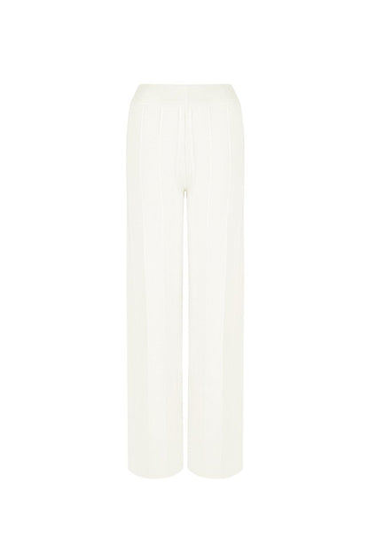 The Wide Flow – Elegant Wide Leg Viscose Pants - Velaris Femme
