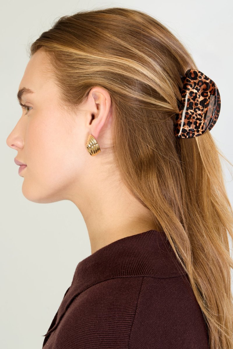 The Wild Clip – Leopard Print Hair Clip - Velaris Femme