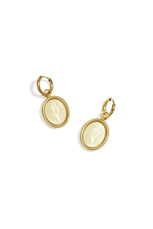 Tulip Blossom Stainless Steel Earrings - Velaris Femme