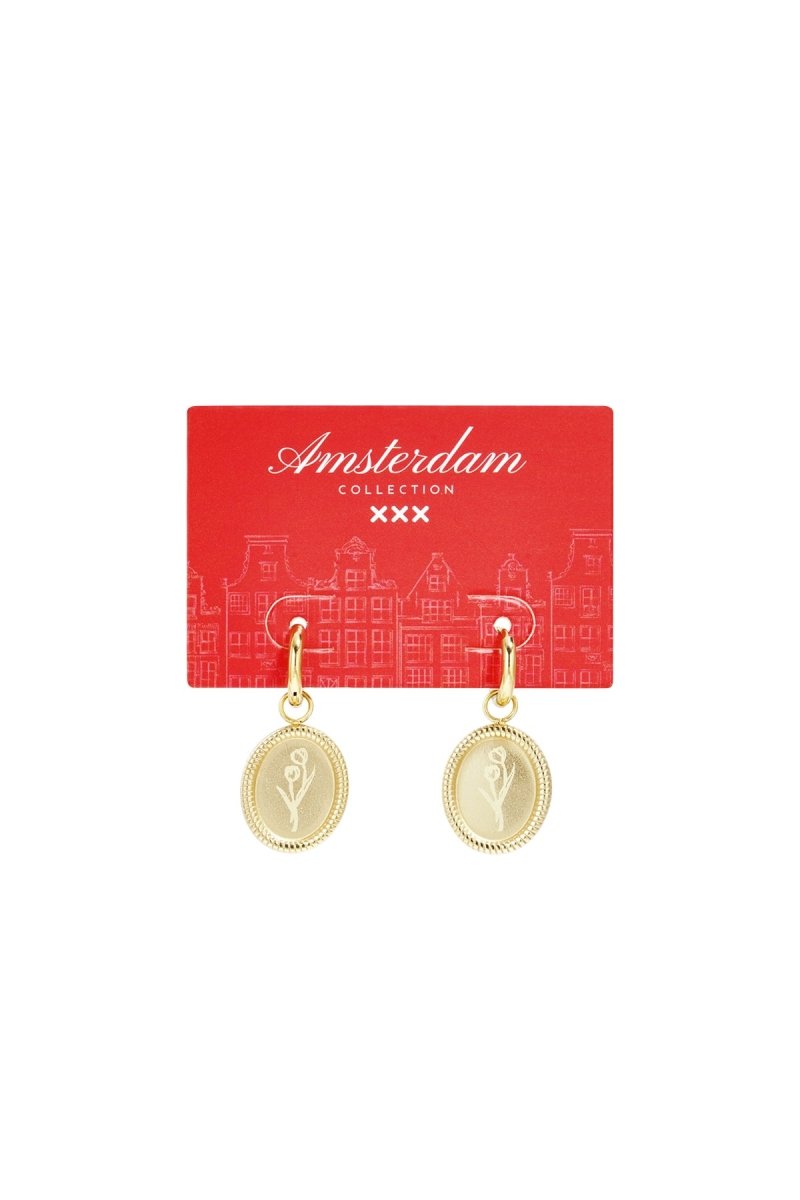 Tulip Blossom Stainless Steel Earrings - Velaris Femme