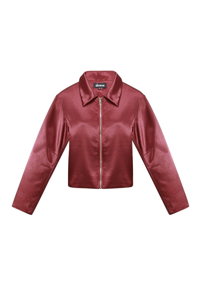 Woven Polyester Fiber Women's Jacket Casual Fall/Winter Solid Color - Velaris Femme