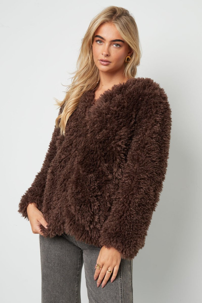 Woven Polyester Fiber Women's Jacket Elegant Solid Color Fall/Winter - Velaris Femme