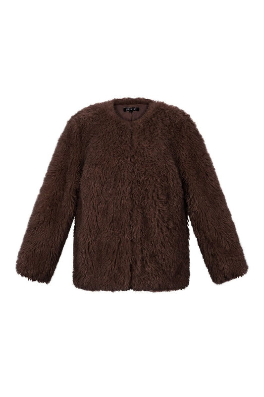 Woven Polyester Fiber Women's Jacket Elegant Solid Color Fall/Winter - Velaris Femme