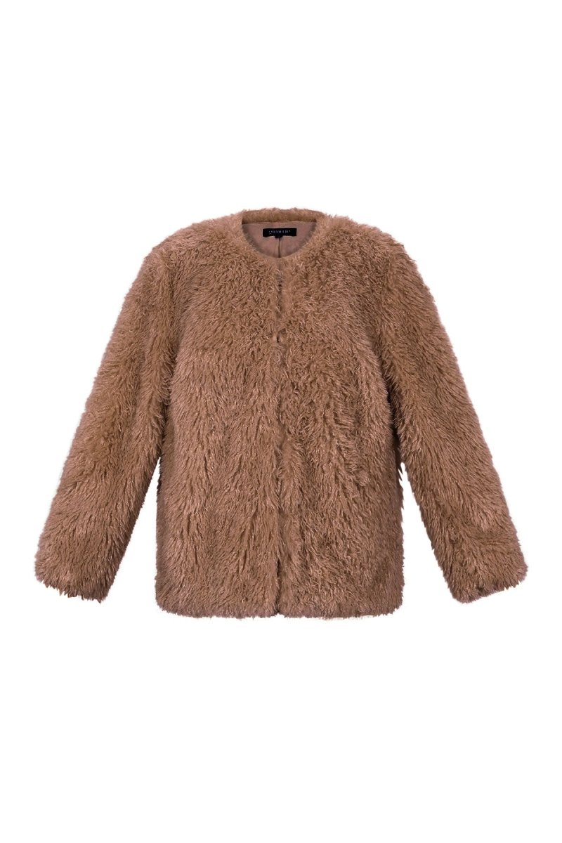 Woven Polyester Fiber Women's Jacket Elegant Solid Color Fall/Winter - Velaris Femme