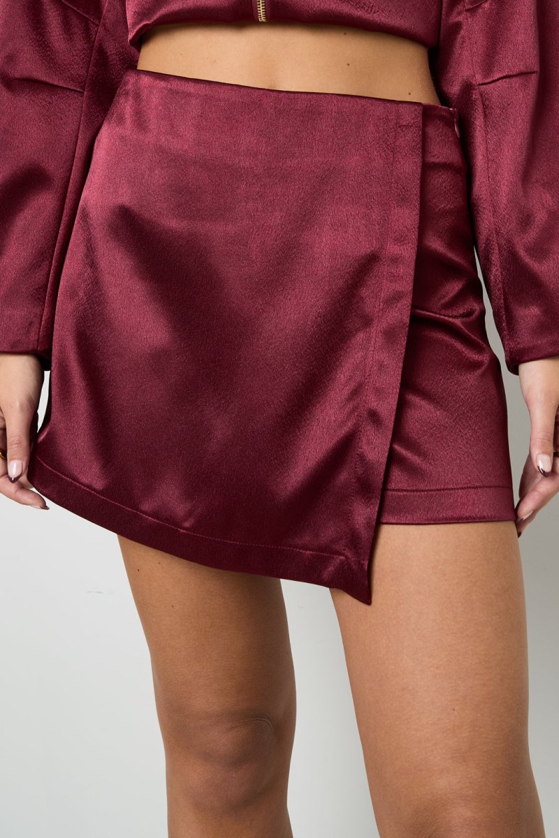 Woven Polyester Fiber Women's Pantskirt Casual Solid Color Fall/Winter - Velaris Femme
