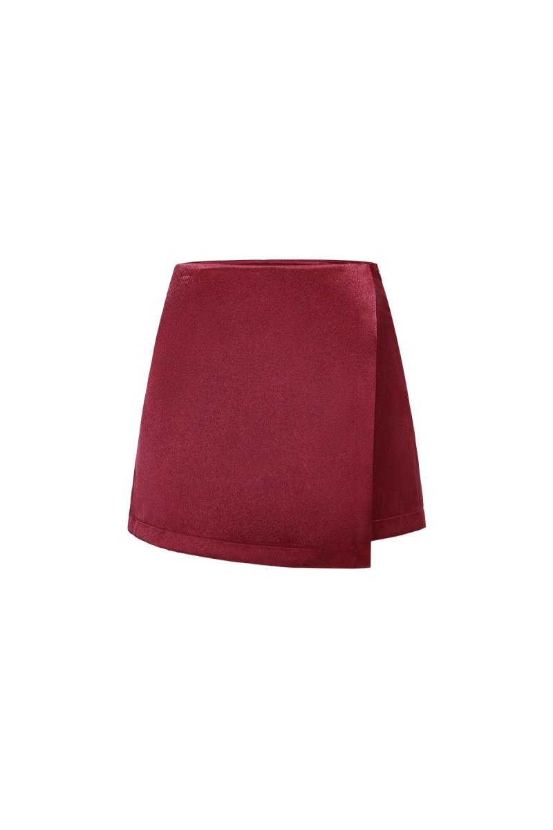 Woven Polyester Fiber Women's Pantskirt Casual Solid Color Fall/Winter - Velaris Femme