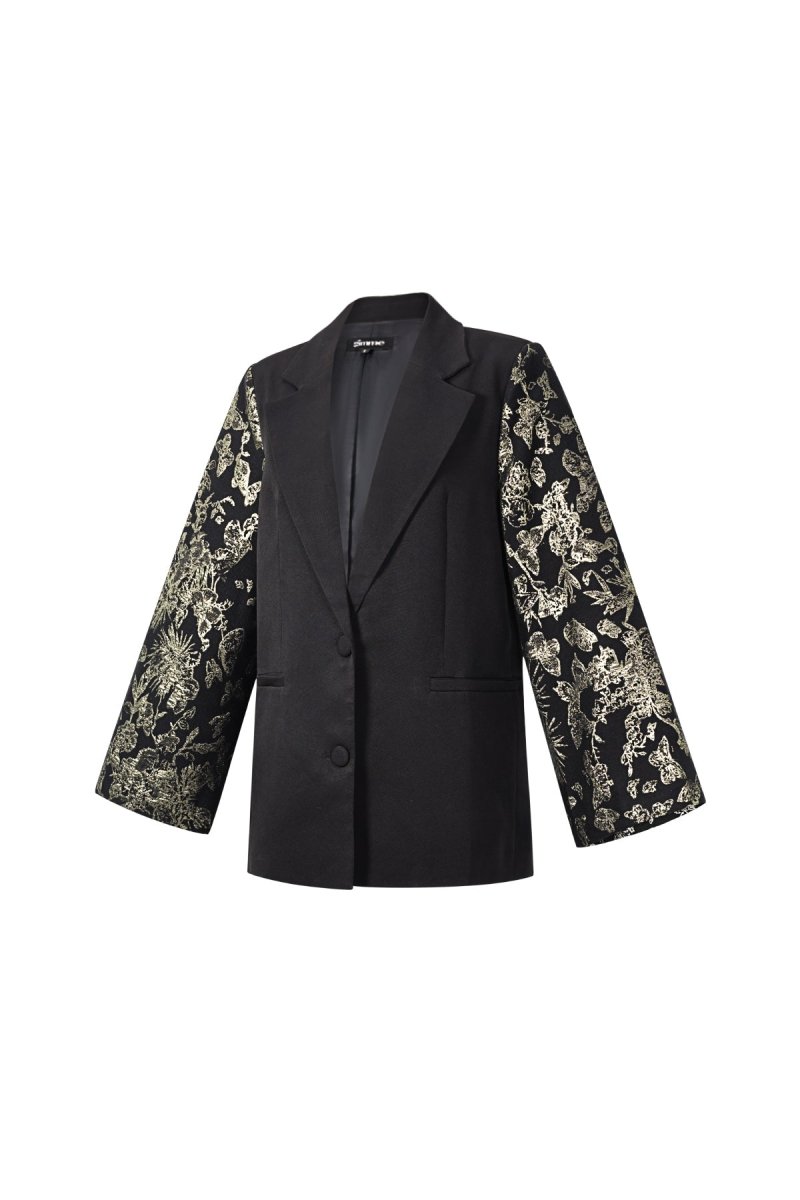 Woven Polyester Fiber Women's Suit Set Elegant Floral Print 3 - piece set - Velaris Femme
