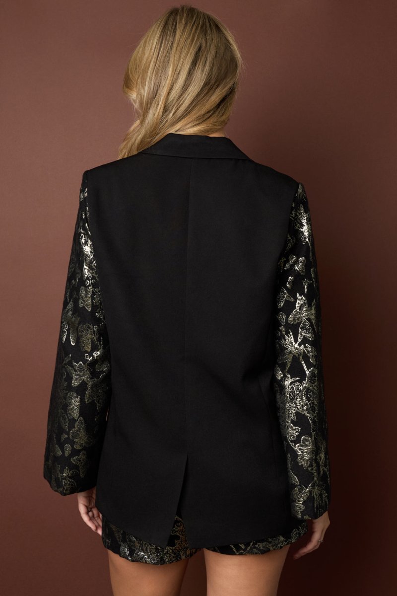 Woven Polyester Fiber Women's Suit Set Elegant Floral Print 3 - piece set - Velaris Femme