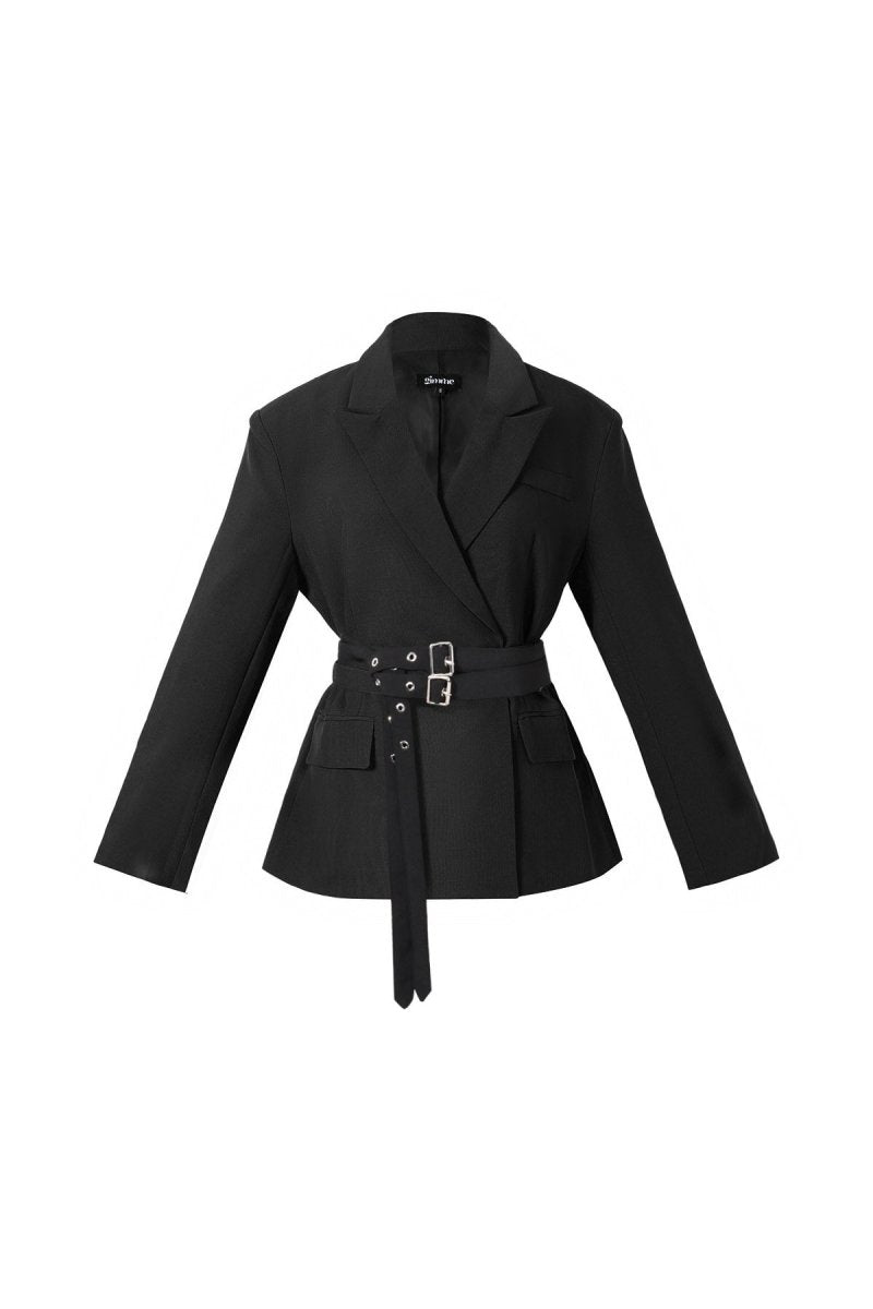 Woven Polyester Fiber Women's Suit Set Elegant Solid Color Fall/Winter - Velaris Femme