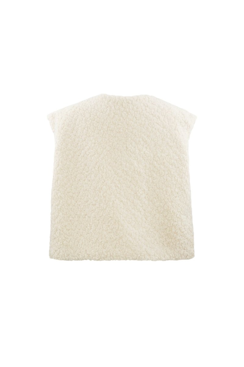 Woven Polyester Fiber Women's Vest Casual Solid Color Fall/Winter - Velaris Femme